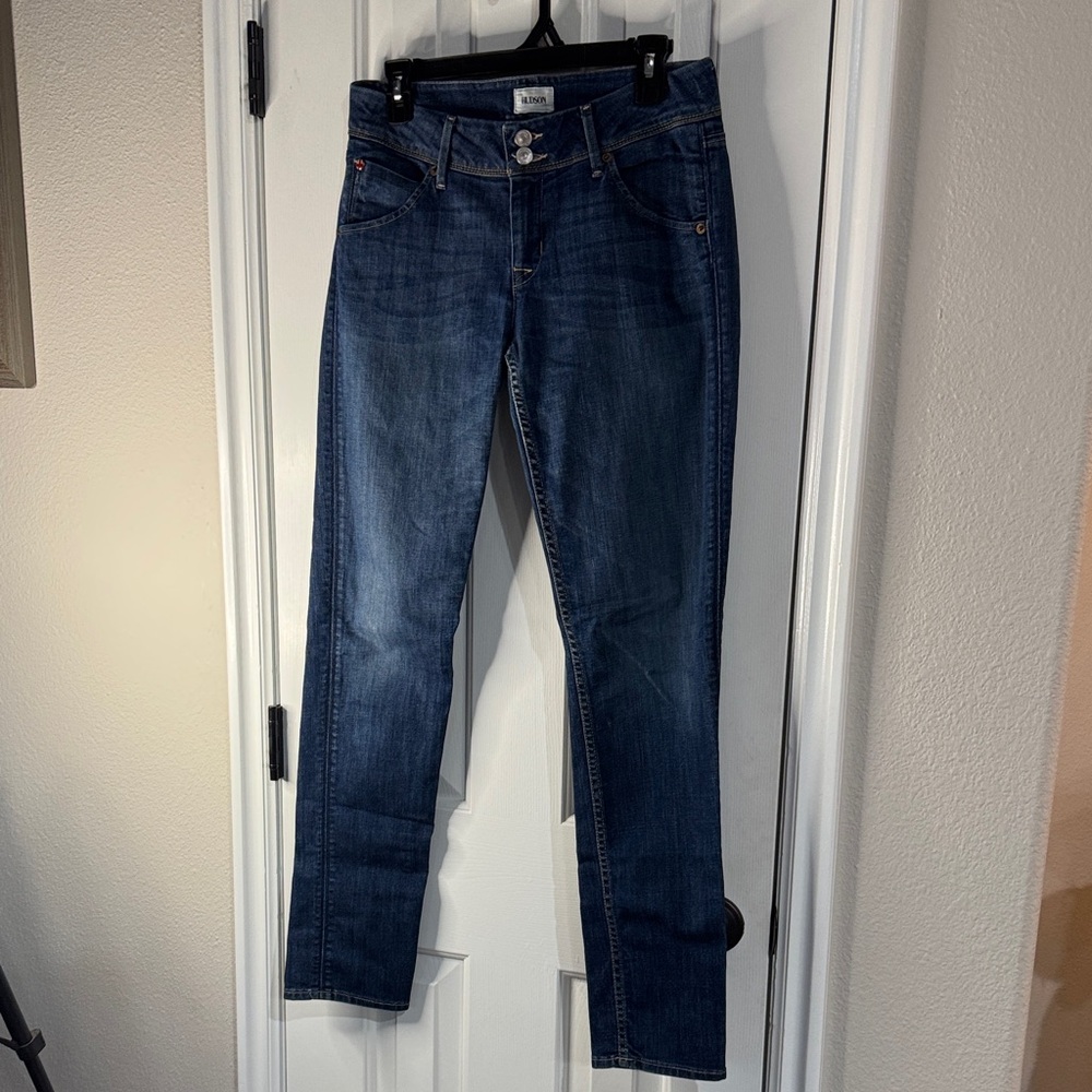 Hudson classic blue mid rise Classic Blue denim